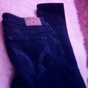 HOLLISTER WOMEN'S BLUE JEANS SKINNY STRETCH LOW RISE SIZE 9R W29 L31.